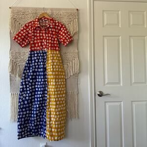 Busayo Collective Colorblock Shirtdress